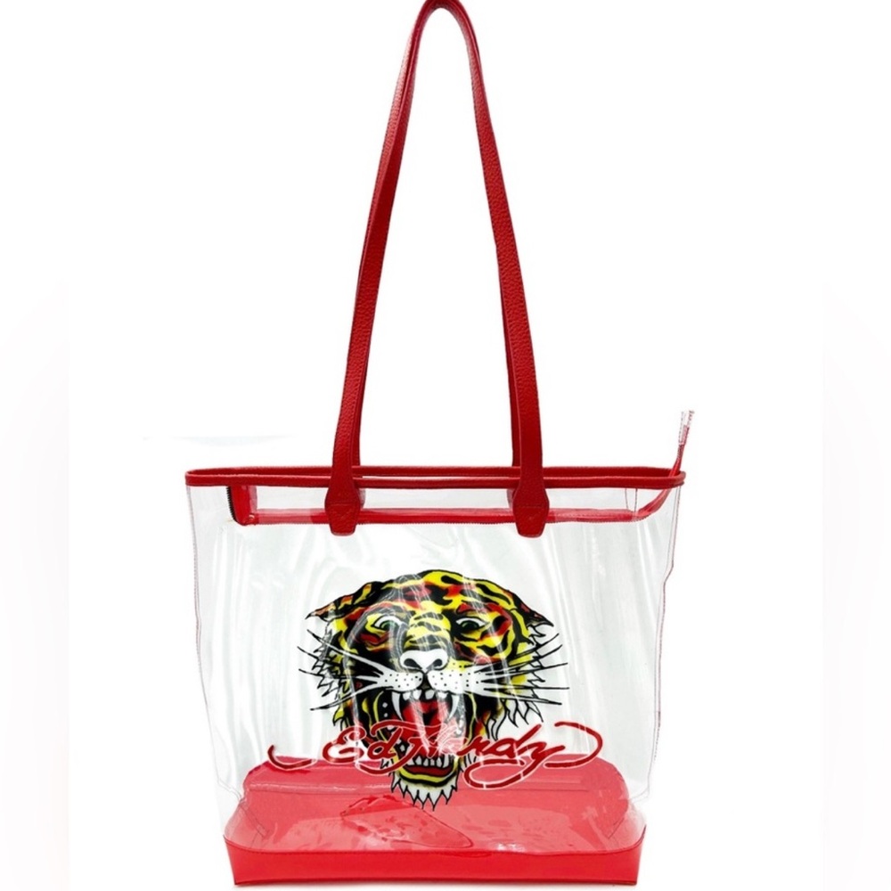 Ed Hardy Tiger Clear Tote Bag